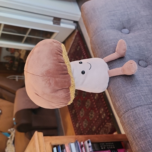 JELLYCAT AMUSEABLE TOADSTOOL LARGE 10x6" Soft & Plush NWT - Picture 4 of 5